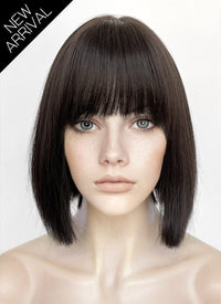 Brunette Straight Bob Synthetic Hair Wig NS555