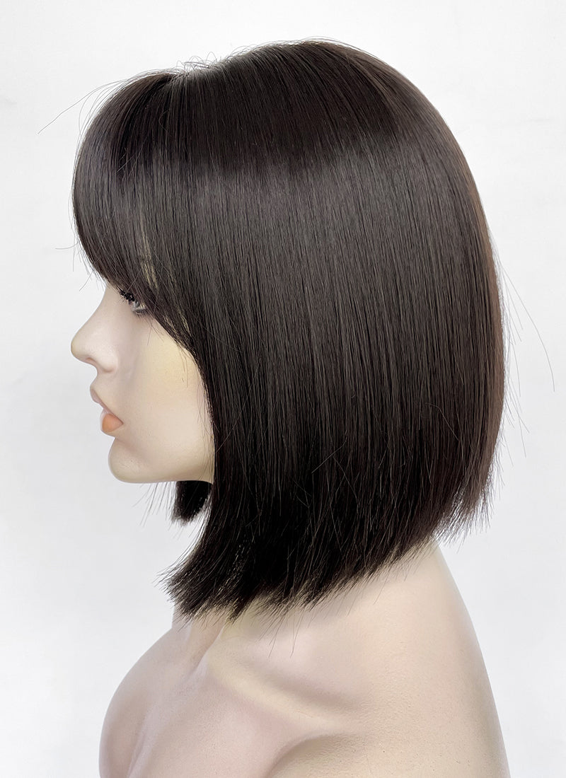 Brunette Straight Bob Synthetic Hair Wig NS555