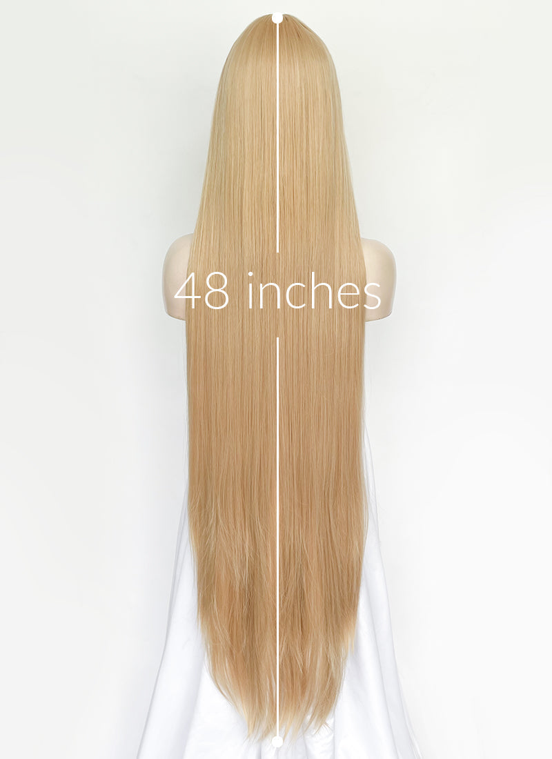 Blonde Straight Synthetic Hair Wig NS560