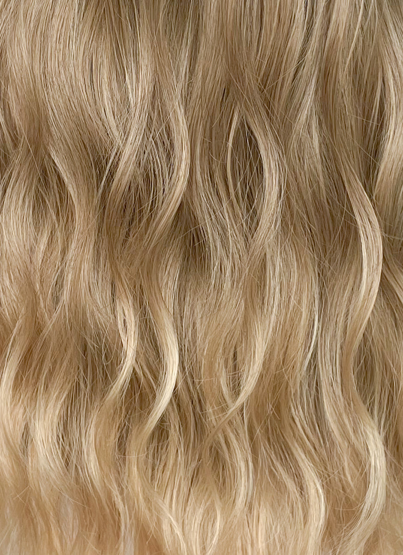 Mixed Blonde Wavy Synthetic Hair Wig NS575