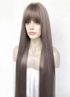 Ash Purple Straight Synthetic Hair Wig NS597