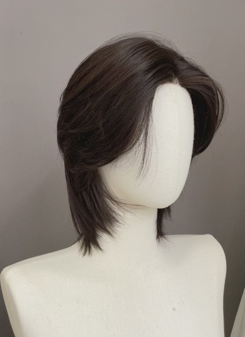 Brunette Straight Lace Front Synthetic Hair Wig LF8001