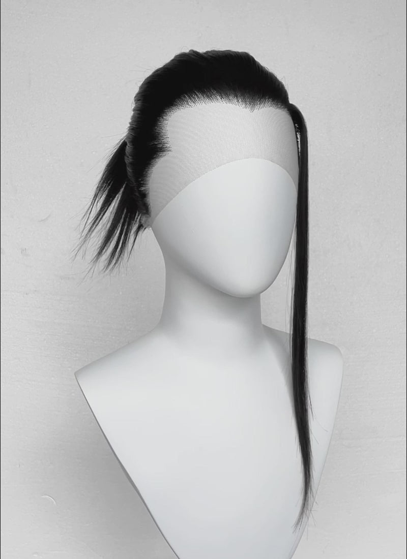 Jujutsu Kaisen Suguru Geto Black Braided Lace Front Synthetic Wig LF2146