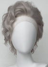 Baldur's Gate 3 Astarion Grey Curly Lace Front Synthetic Men's Wig LF6033