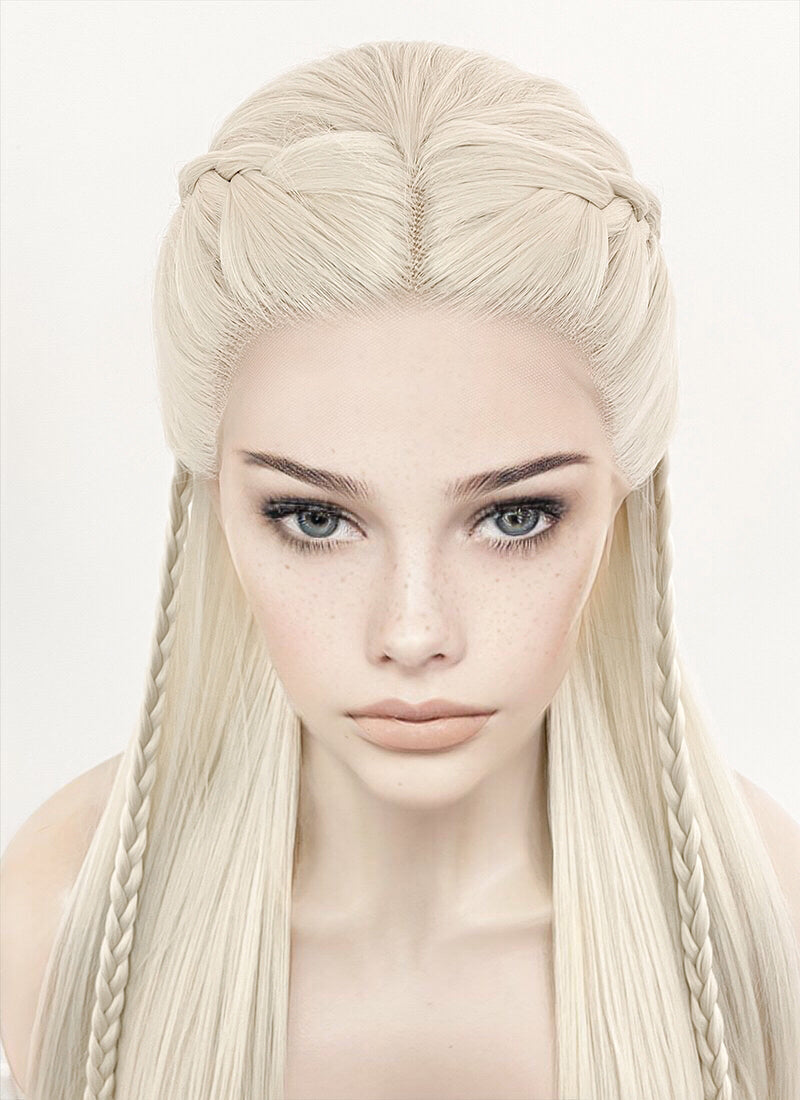 22” WHITE BRAIDED LACE online FRONT WIG *NEW*