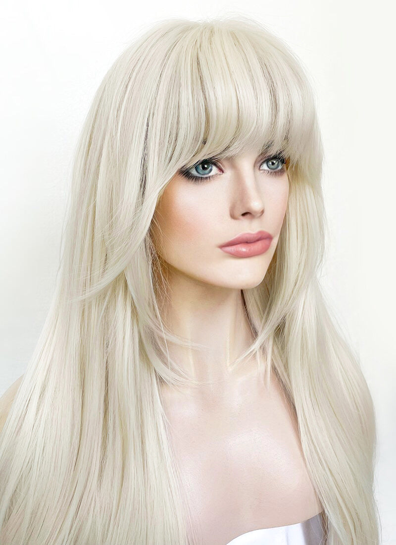 Platinum Blonde Lace Front Wig WigIsFashion wigisfashion au