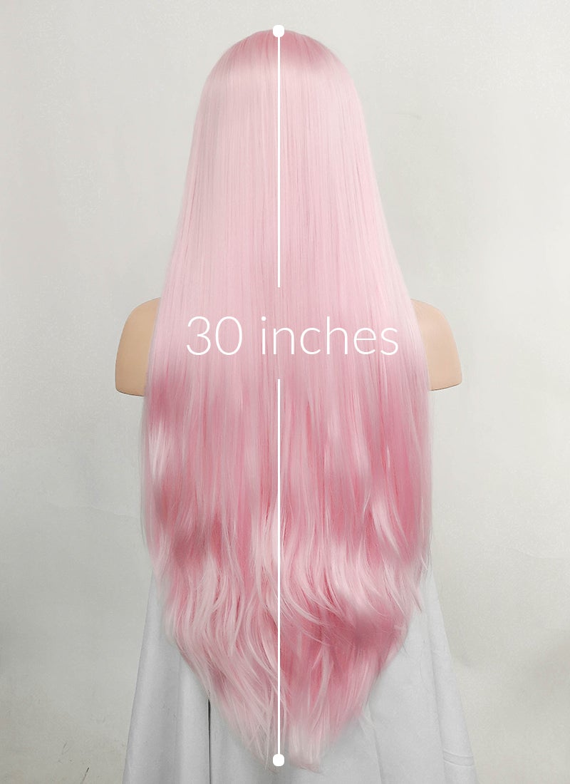 Pink and outlet grey wig